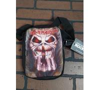 IRON MAIDEN -Borsa A Tracolla Middle Finger Rocksax~Nuova~