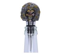 Nemesis Now Ferro Maiden Killers, tappo per bottiglia con licenza ufficiale, argento, 10 cm