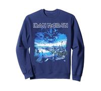 Iron Maiden Brave New World Navy Felpa
