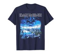 Iron Maiden Brave New World Navy Maglietta