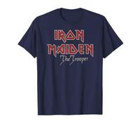 Iron Maiden Distressed Logo Stacked Maglietta
