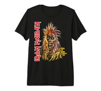Iron Maiden Eddie And The Wall Maglietta Premium