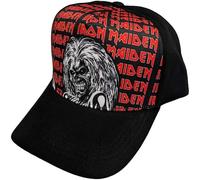Iron Maiden Eddie Logo Repeat Cappello Black