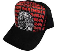 Iron Maiden Eddie Logo Repeat Cappello Black