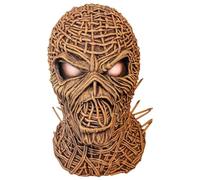 Iron Maiden Eddie The Wickerman - Maschera in lattice per adulti, colore: Marrone
