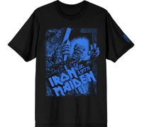 Iron Maiden Est. 1975 No Prayer Grave Blue autorizzato Uomo maglietta