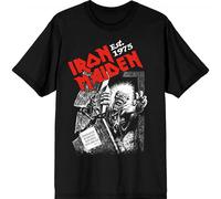 Iron Maiden Est. 1975 No Prayer Grave Red Logo autorizzato Uomo maglietta