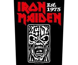 Iron Maiden Est 1975 Ufficiale 30x36x27cm Toppa da schiena da cucire