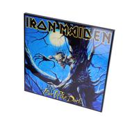 Nemesis Now Iron Maiden Fear of The Dark - Quadro in MDF e resina, 32 cm, colore: Nero