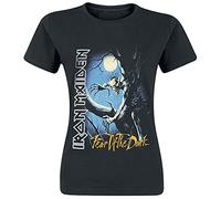 Iron Maiden Fear of The Dark Donna T-Shirt Nero L 100% Cotone Regular