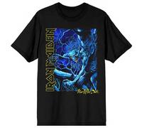 Iron Maiden 'Fear Of The Dark Eddie Vertical Logo' (Nero) T-Shirt - UFFICIALE