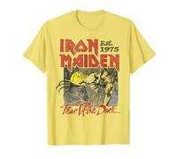 Iron Maiden - Fear of The Dark Lemon Maglietta
