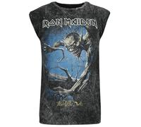 Iron Maiden Fear of The Dark Uomo Canotta Grigio S 100% Cotone Regular