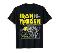 Iron Maiden - Fear of The Dark Yellow Text Maglietta