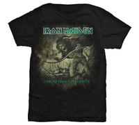 Iron Maiden From Fear To Eternity Distressed autorizzato Uomo maglietta