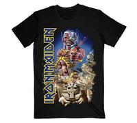 Iron Maiden - Iron Maiden T Shirt A Different World Album Band Logo Ufficiale Nero Size XXL