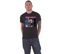 Iron Maiden - Rock Off officially licensed products Iron Maiden T Shirt No Prayer for The Dying Band Logo Nuovo Ufficiale Uomo Nero Size S