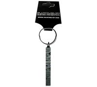 Iron Maiden Keyring Classic Silver Band Logo Official Chrome Metal Keychain Size