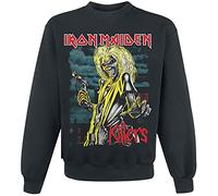 Iron Maiden Killers Green Clouds Uomo Felpa nero M 50% cotone, 50% poliestere Regular
