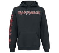 Iron Maiden Killers Storm Uomo Felpa con Cappuccio Nero 50% Cotone, 50% Poliestere Regular