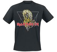 Iron Maiden Killers Triangle Uomo T-Shirt Nero 100% Cotone Regular