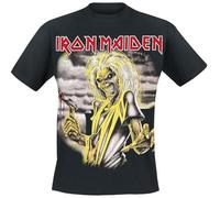 Iron Maiden Killers Uomo T-Shirt Nero M 100% Cotone Regular