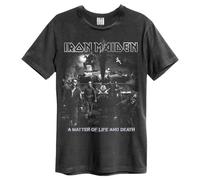 Amplified Iron Maiden Life Or Death Charcoal T-Shirt XL Charcoal