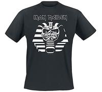 Iron Maiden Live After Death Uomo T-Shirt Nero XXL 100% Cotone Regular