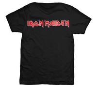 Iron Maiden Logo Bruce Dickinson Steve Harris ufficiale Uomo maglietta unisex