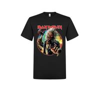 Iron Maiden Maglietta 'Iron Maiden Axe Eddie Red White Circle Back and Front T-Shirt' nero Uomo - Abbigliamento - Taglie comode - Maglie e T-shirt Iron Maiden XXL