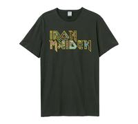 Iron Maiden Maglietta Iron Maiden Logo Adulto Unisex (GD1547)