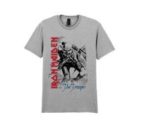 Iron Maiden Maglietta 'Iron Maiden Trooper Close-Up T-Shirt' grigio Uomo - Abbigliamento - Taglie comode - Maglie e T-shirt Iron Maiden XXXL