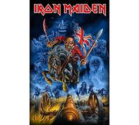 Iron Maiden Maiden England Bandiera Tessile Nero