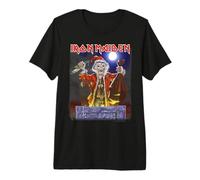 Iron Maiden No Prayer Santa Eddie Christmas Maglietta Premium