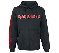 Iron Maiden NOTB Uomo Felpa Jogging Nero 50% Cotone, 50% Poliestere Regular
