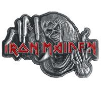 Iron Maiden Number Of The Beast Unisex Spilla grigio/rosso lega di zinco