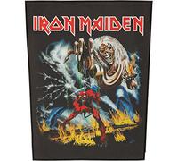 Iron Maiden Number of The Beast - Toppa posteriore, colore: nero