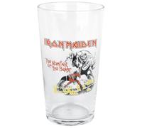 Iron Maiden Number Of The Beast Unisex Boccale birra trasparente vetro 0,5 l