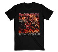 Iron Maiden Number Of The Beast Vintage autorizzato Uomo maglietta