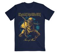 Iron Maiden Piece Of Mind Gold Eddie ufficiale Uomo maglietta unisex