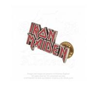 IRON MAIDEN, Pin In Peltro, Logo Smaltato, By ALCHEMY ROCK - Biker, PC505