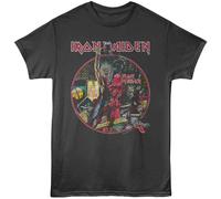 Iron Maiden - Porta Tua Figlia - Licenza Ufficiale - Stampa Frontale Grigia