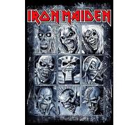 Iron maiden - Poster da concerto vintage rock in stile retrò, formato A4