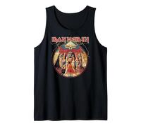 Iron Maiden Powerslave Lightning Circle Canotta, Uomo, Nero, L