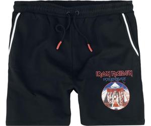 Iron Maiden Powerslave Uomo Shorts Nero 65% Cotone, 35% Poliestere Relaxed