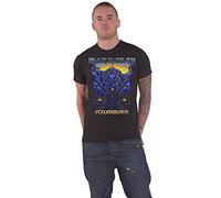 Iron Maiden - Rock Off Iron Maiden T Shirt Dark Ink Powerslave Band Logo Nuovo Ufficiale Uomo Nero Size L