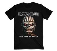 Iron Maiden - Iron Maiden T Shirt The Book of Souls Band Logo Ufficiale Nero Size M