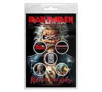 Iron Maiden Run For Your Lives - Confezione di spille