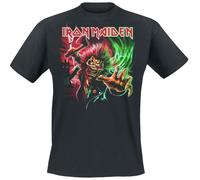 Iron Maiden Run for Your Lives Uomo T-Shirt Nero 100% Cotone Regular