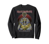 Iron Maiden Sarcophagus Muted Vintage Felpa
